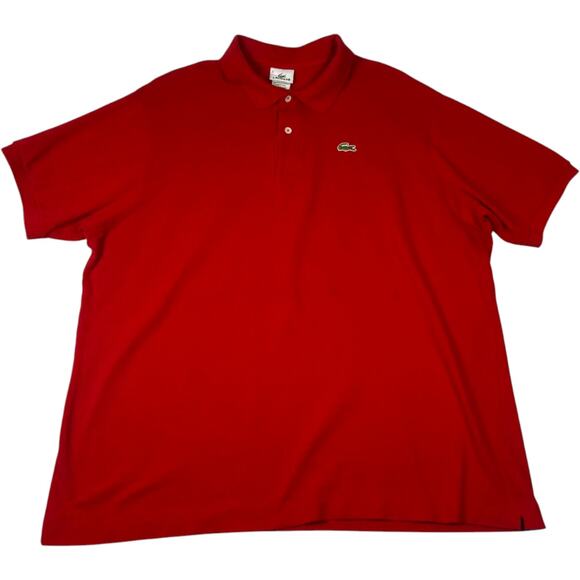 Lacoste Other - Lacoste Red Polo Shirt Men's Size XL EU 9 Preppy Old Money Designed in France